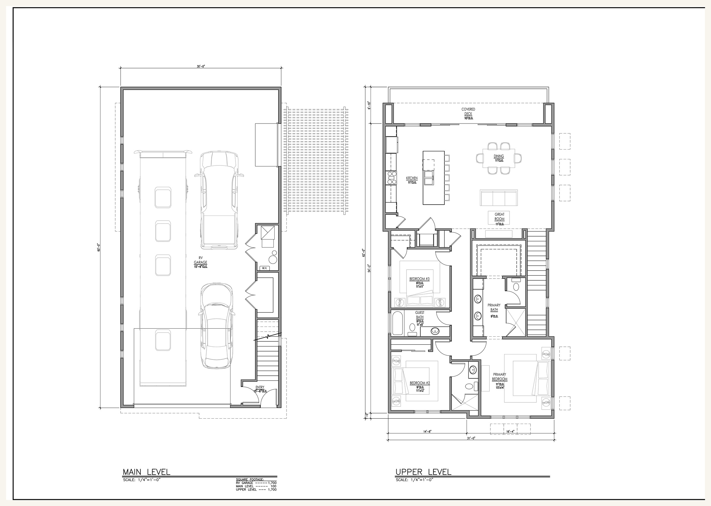 Ridgecrest Vaults concept — shop on the main level, living above